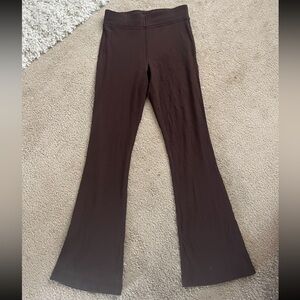 Outdoor Voices size small brown rubber flare pants